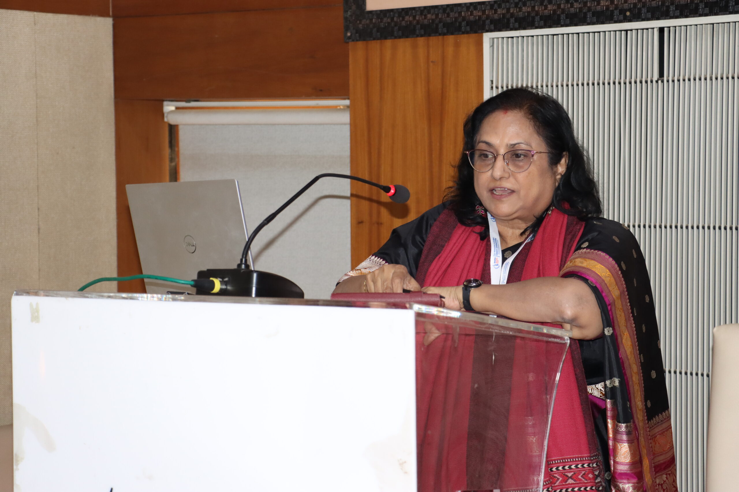 Prof. Uma Kanjilal, Vice Chancellor IGNOU delivering Keynote Address