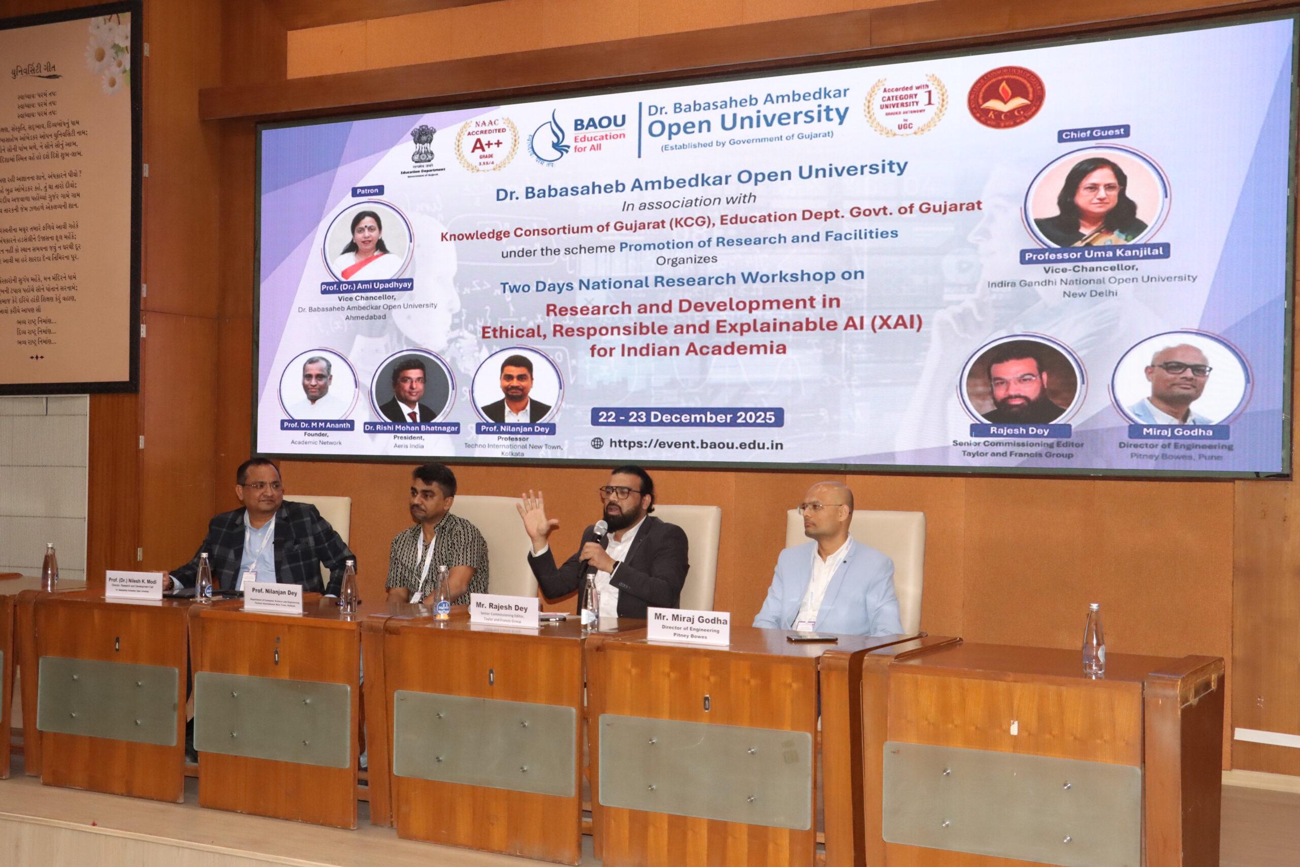 Panel Discussion at BAOU Workshop on Ethical AI