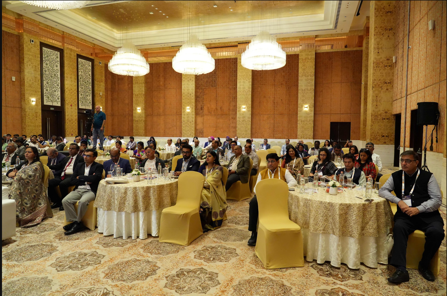 View of the inaugural hall during the QS I-GAUGE AI adoption discussion